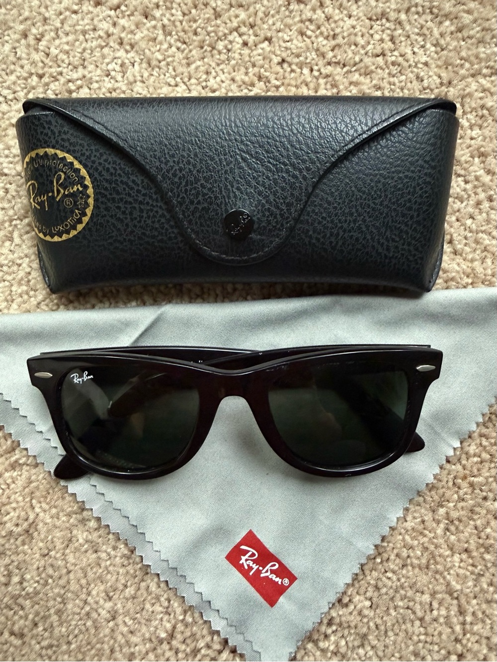 RayBans Wayfayers RB2140 Black on Black